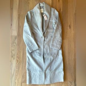 Women's Wool-Blend Double Cloth Blanket Coat Size Small